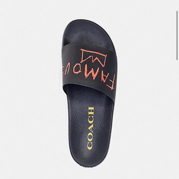 NWT Men’s Coach X Jean Michel Basquiat Famous Slides 8 - Picture 8 of 11